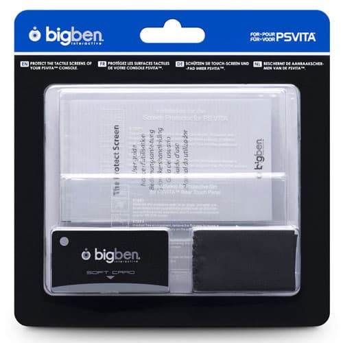 Kit protection écran + arrière Bigben pour PS Vita