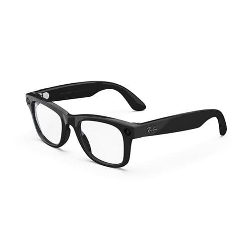 Lunettes connectées IA Meta Ray-Ban Wayfarer (Gen 1) Monture Noir brillant taille standard