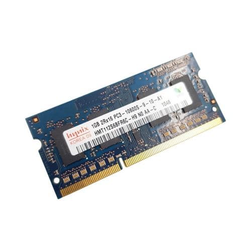 Barrette Mémoire 1Go RAM DDR3 Hynix HMT112S6BFR6C-H9 SO-DIMM PC3-10600S 1333MHz 2Rx16