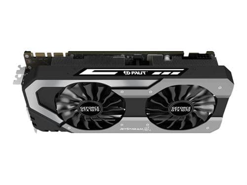 Palit GeForce GTX 1070 JetStream - Carte graphique - GF GTX 1070 - 8 Go GDDR5 - PCIe 3.0 x16 - DVI, HDMI, 3 x DisplayPort