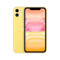 Apple iPhone 11 - 4G smartphone - double SIM / Mémoire interne 64 Go - Écran LCD - 6.1" - 1792 x 828 pixels - 2x caméras arrière 12 MP, 12 MP - front camera 12 MP - jaune
