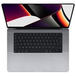 MacBook Pro Retina 16 2021 Apple M1 Max 3,2 Ghz 32 Go 512 Go SSD Gris Sidéral - Reconditionné avec Batterie Neuve Incluse
