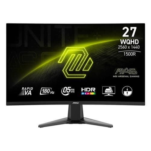 Ecran PC gaming MSI MAG 27CQ6F 27" Incurvé 180 Hz WQHD