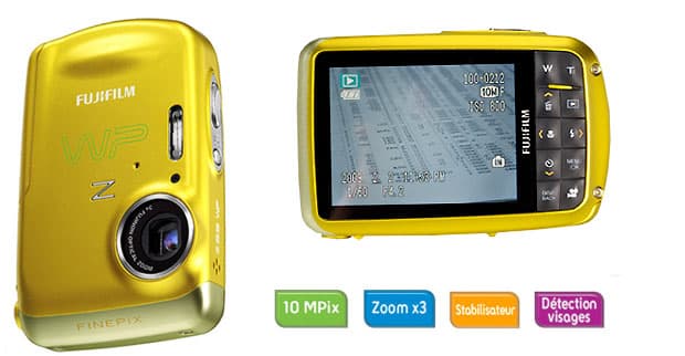 Fujifilm FinePix Z33 WP (étanche) Jaune