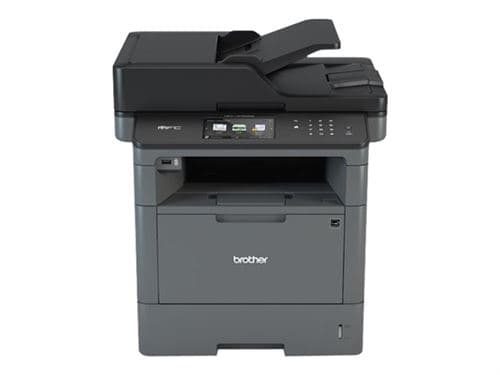 Brother MFC-L5750DW - Imprimante multifonctions - Noir et blanc - laser - Legal (216 x 356 mm) (original) - A4/Legal (support) - jusqu'à 40 ppm (impression) - 300 feuilles - 33.6 Kbits/s - USB 2.0, LAN, Wi-Fi(n), hôte USB