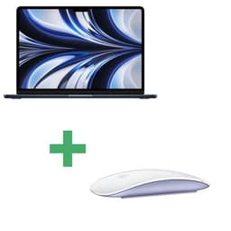 MacBook Air 13 2022 Apple M2 3,5 Ghz 8 Go 256 Go SSD Minuit reconditionné - Souris Apple Magic Mouse Violet incluse