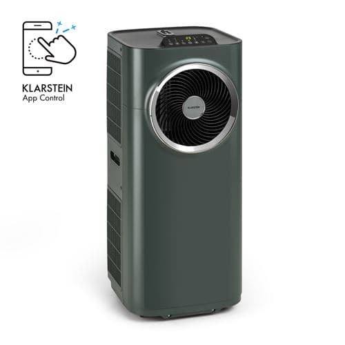Climatiseur portable - Klarstein Kraftwerk Smart 10K - Climatiseur 3-en-1 - 10000BTU - Contrôle par WiFi - Noir
