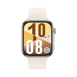 Montre connectée Huawei Watch Fit 4 Bluetooth avec bracelet en fluoroélastomère Blanc