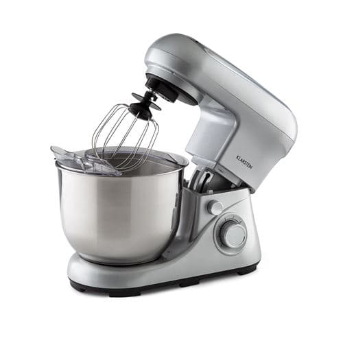Robot ménager - Klarstein Bella Pico 2G - Robot mélangeur - 1300W - 6 vitesses - 5L - Argent