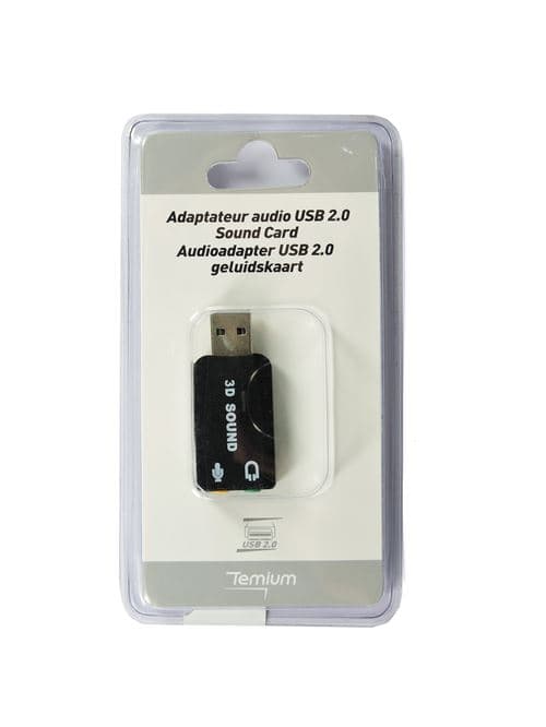 Adaptateur Temium USB vers 2 Jack