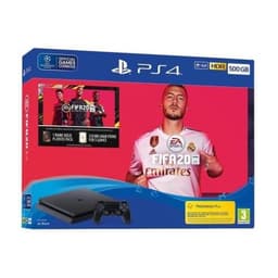Sony PlayStation 4 - Console de jeux - HDR - 500 Go HDD - noir de jais - FIFA 20
