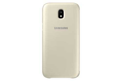 Etui Samsung Flip Wallet Or pour Galaxy J5 2017