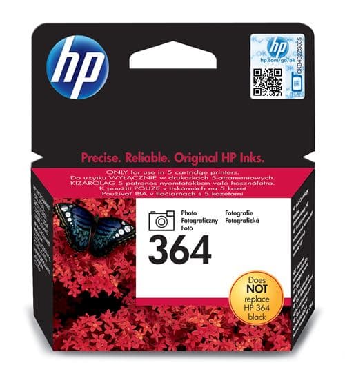 Cartouche d'encre HP 364 Noir photo