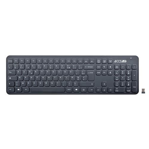Clavier Accsup SLIM WL FR3 V2 Azerty Noir