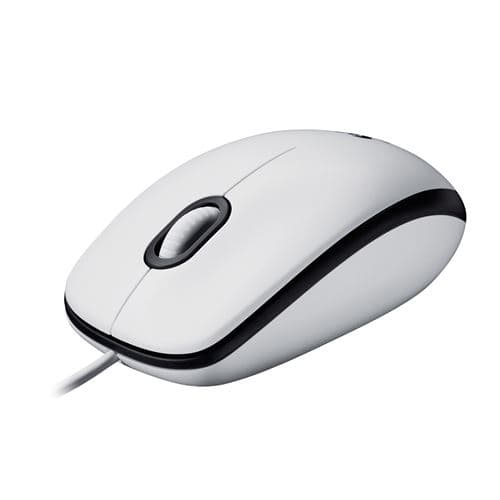 Logitech M100 - Souris - pleine taille - droitiers et gauchers - optique - 3 boutons - filaire - USB