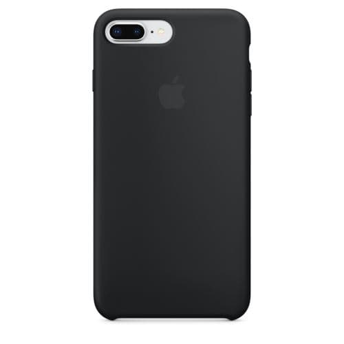 Coque en silicone Apple Noire pour iPhone 7 Plus et iPhone 8 Plus