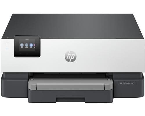 Imprimante multifonction Tout-en-un HP Officejet Pro 9110b Blanc et gris Eligible à instant ink