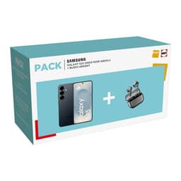 Pack Smartphone Samsung Galaxy S25 6,2” 5G Nano SIM 128 Go Noir Absolu + Buds3 Argent