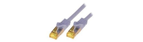 M-CAB RAW - Câble réseau - RJ-45 (M) pour RJ-45 (M) - 30 m - SFTP, PiMF - CAT 7 - sans halogène, moulé, sans crochet - gris