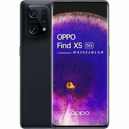 Smartphone Oppo Find X5 5G 6 55 pouces Snapdragon 888 8 GB RAM 256 GB Noir