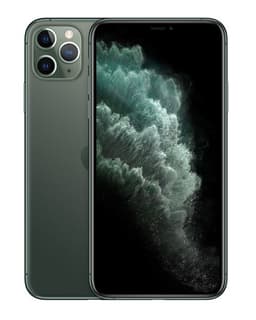 Apple iPhone 11 Pro Max - 4G smartphone - double SIM / Mémoire interne 256 Go - écran OEL - 6.5" - 2688 x 1242 pixels - 3 x caméras arrière 12 MP, 12 MP, 12 MP - front camera 12 MP - vert de minuit