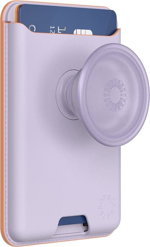Porte-cartes PopSockets PopWallet compatible MagSafe Lavande