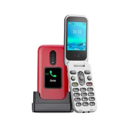 Téléphone portable basique Doro 2880 2,8" 4G Micro SIM Rouge