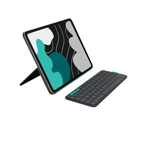 Flip folio étui clavier et clavier sans fil Bluetooth Logitech pour iPad Pro 13" (M4 et M5) et iPad Air 13" (M2 et M3) 2024-2025 Graphite