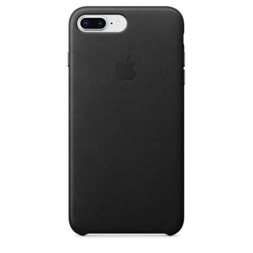 Coque en cuir Apple Noir pour iPhone 7 Plus et 8 Plus