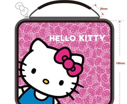 Sacoche de transport BigBen Motif Hello Kity