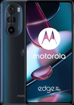Motorola Edge 30 Pro - 5G smartphone - double SIM - RAM 12 Go / Mémoire interne 256 Go - écran OEL - 6.7" - 2400 x 1080 pixels (144 Hz) - 3 x caméras arrière 50 MP, 50 MP, 2 MP - front camera 60 MP - bleu cosmos