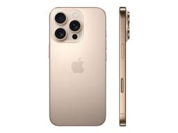 Apple iPhone 16 Pro Max - 5G smartphone - double SIM / Mémoire interne 256 Go - écran OEL - 6.9" - 2868 x 1320 pixels (120 Hz) - 3 x caméras arrière 48 MP, 48 MP, 12 MP - front camera 12 MP - démo - titane désert