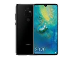 Huawei Mate 20 - 4G smartphone - RAM 4 Go / Mémoire interne 128 Go - microSD slot - Écran LCD - 6.53" - 2244 x 1080 pixels - 3 x caméras arrière 12 MP, 16 MP, 8 MP - front camera 24 MP - noir