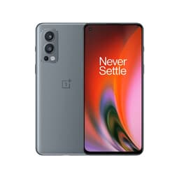 OnePlus Nord 2 5G - 5G smartphone - double SIM - RAM 8 Go / Mémoire interne 128 Go - écran OEL - 6.43" - 2400 x 1080 pixels (90 Hz) - 3 x caméras arrière 50 MP, 8 MP, 2 MP - front camera 32 MP - sierra grise