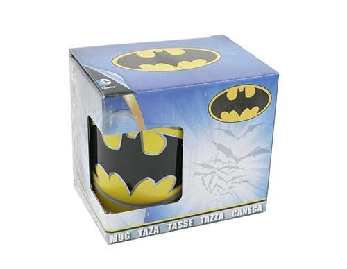 Boyz Toys St452 Batman Mug dans une boîte cadeau, Blanc