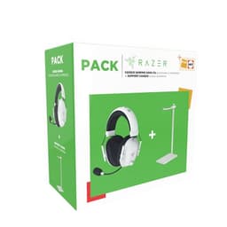 Pack Fnac Casque gaming sans fil Razer BlackShark V2 HyperSpeed Blanc + Support casque alliage en aluminium
