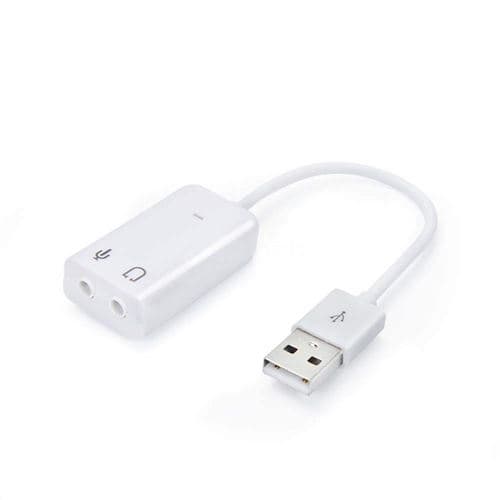 INECK® USB 2.0 Cable Adaptateur Carte 7.1 Audio Virtuel Stéréo Pr PC Mac Vista Linux