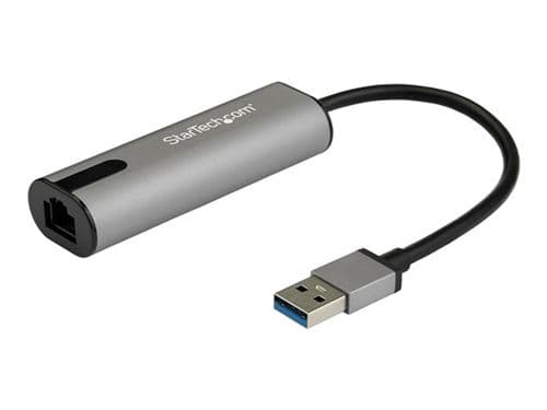 Startech Carte réseau externe USB 3.0 vers 2.5 Gigabit Ethernet - Adaptateur 2.5GBASE-T - IEEE 802.3bz - Mac, Windows, Linux (US2GA30) - Adaptateur réseau - USB 3.0 - Ethernet 10M/100M/1G/2,5 Gigabit x 1 - noir, gris sidéral
