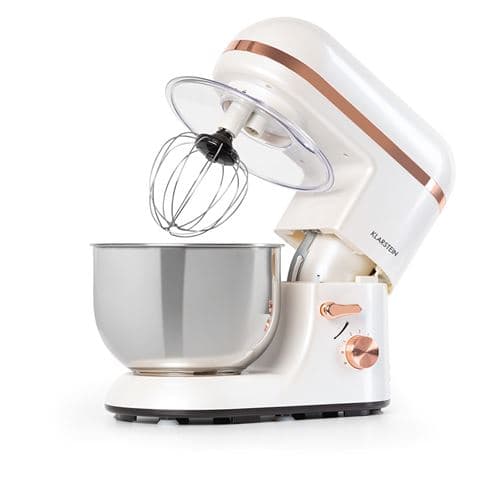 Robot ménager - Klarstein Bella Elegance - Robot culinaire - 2000W - 6 vitesses - 5L - Blanc