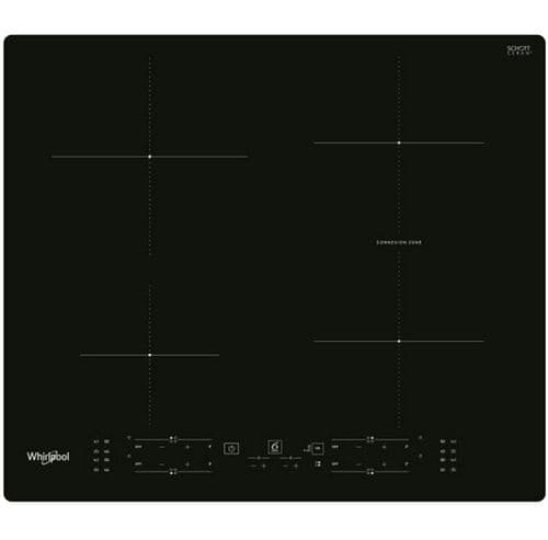 Whirlpool Filo WB B8360 NE - Table de cuisson à induction - 4 plaques de cuisson - Niche - largeur : 56 cm - profondeur : 48 cm - noir