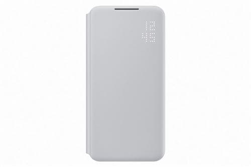 Etui Folio Smart LED View pour Samsung Galaxy S22+ Gris clair