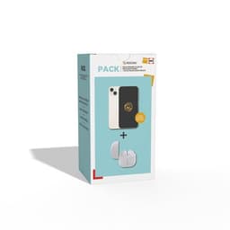 Pack Apple iPhone 14 6,1” 5G Double SIM 128 Go Blanc Reconditionné Grade A Reborn + Ecouteurs sans fil Neufs Blanc