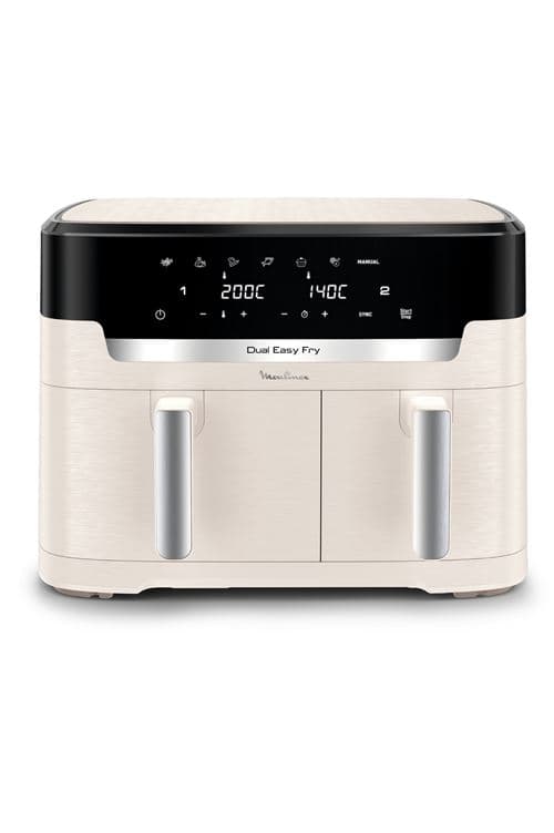 Friteuse sans huile Moulinex Easy Fry Dual XXL Collection Ivoire EZ942AF0