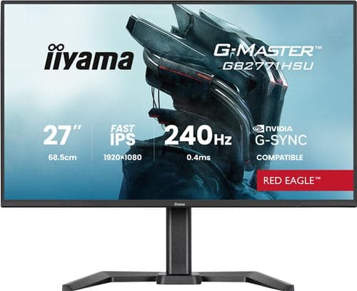 Ecran PC Gaming Iiyama G-Master™ Red Eagle™ GB2771HSU-B1 27" 240 Hz Full HD Noir mat