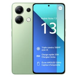 Smartphone Xiaomi Redmi Note 13 6.67" Double SIM 256 Go Vert