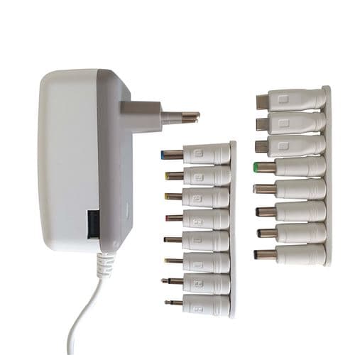 Chargeur alimentation universelle Watt&Co Blanc