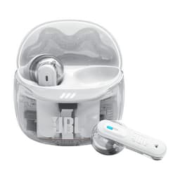 Ecouteurs sans fil JBL Tune Flex 2 Ghost Edition Bluetooth avec réduction active du bruit Blanc fantôme
