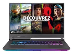 PC Portable Gaming Asus ROG Strix G15-G513RM-LN391W 15,6" WQHD 240Hz AMD Ryzen 7 16 Go RAM 512 Go SSD Nvidia GeForce RTX 3060 TGP 140W Gris