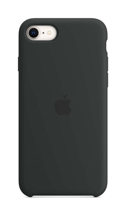 Coque en silicone pour iPhone SE 3ème génération Minuit