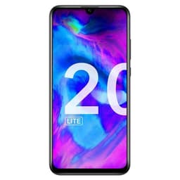 Honor 20 Lite - 4G smartphone - double SIM - RAM 4 Go / Mémoire interne 128 Go - microSD slot - Écran LCD - 6.21" - 2340 x 1080 pixels - 3 x caméras arrière 24 MP, 8 MP, 2 MP - front camera 32 MP - noir minuit